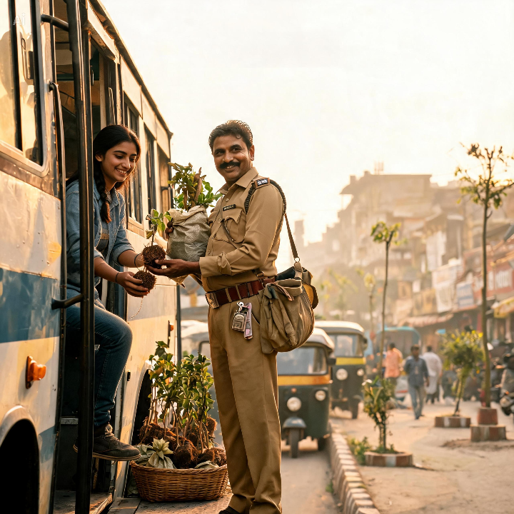 The bus conductor who turned his salary into forests
